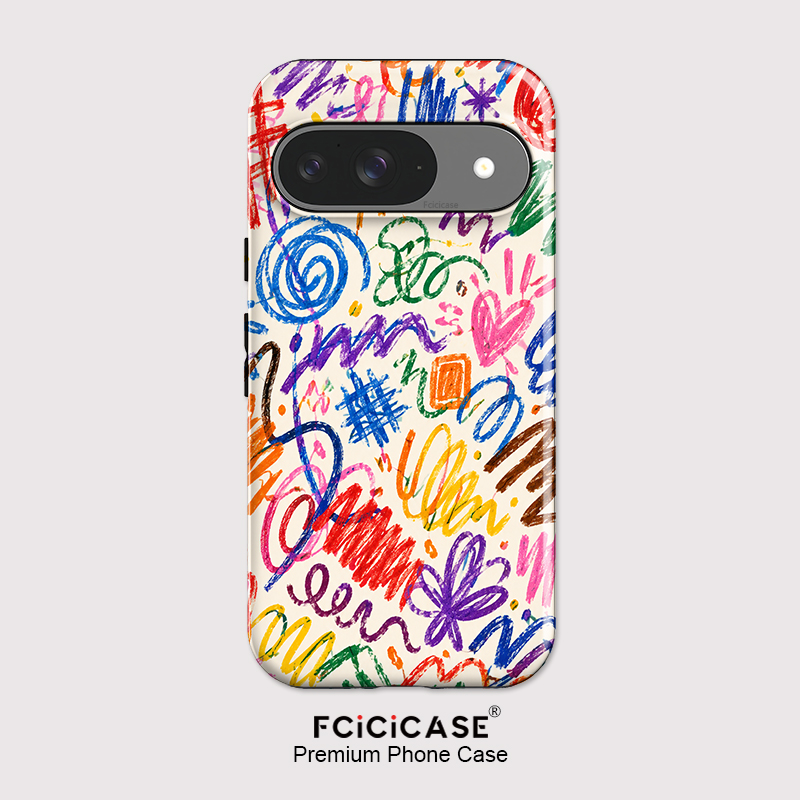 Google Pixel 9 - جراب هاتف Fcicicase بتصميم فني لهواتف