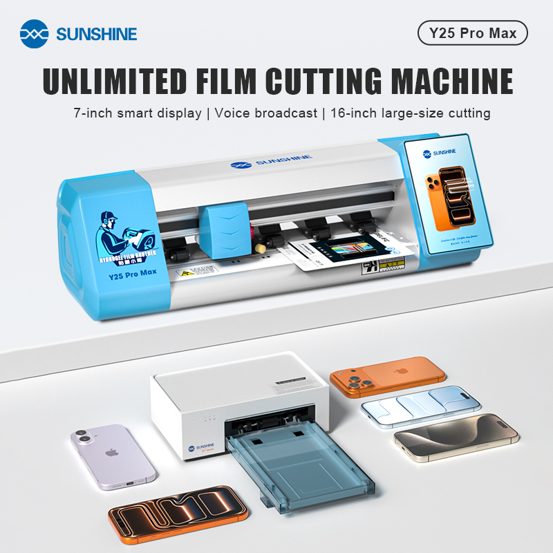 Screen Protector Cutter - آلة قطع الأفلام SUNSHINE Y25 Pro