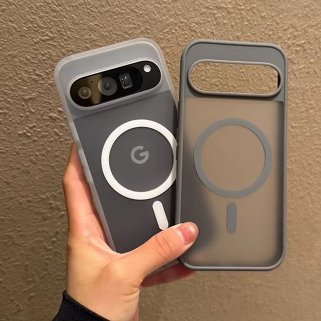 Google Pixel 9 Pro - غطاء مغناطيسي بسيط لهاتف جوجل بيكسل