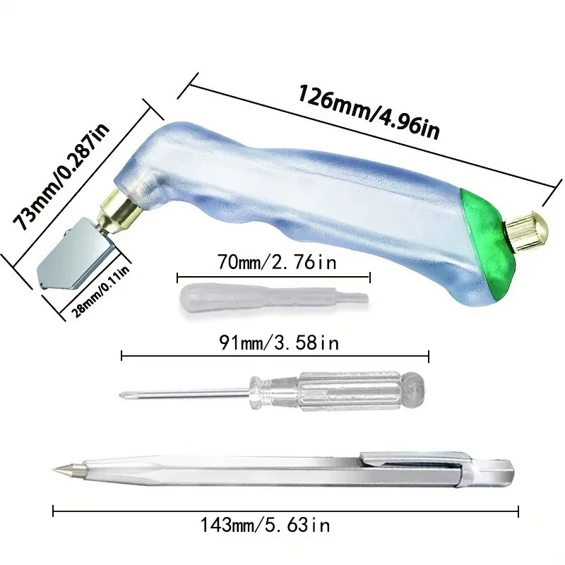 عالية القوة الماس الزجاج القاط - مراجعة Screen Protector Cutter وسعره