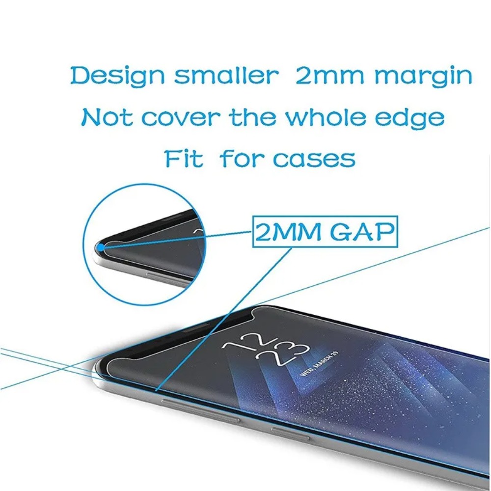 واقي شاشة زجاجي مقوى عالي الدق - مراجعة Curved Edge Screen وسعره