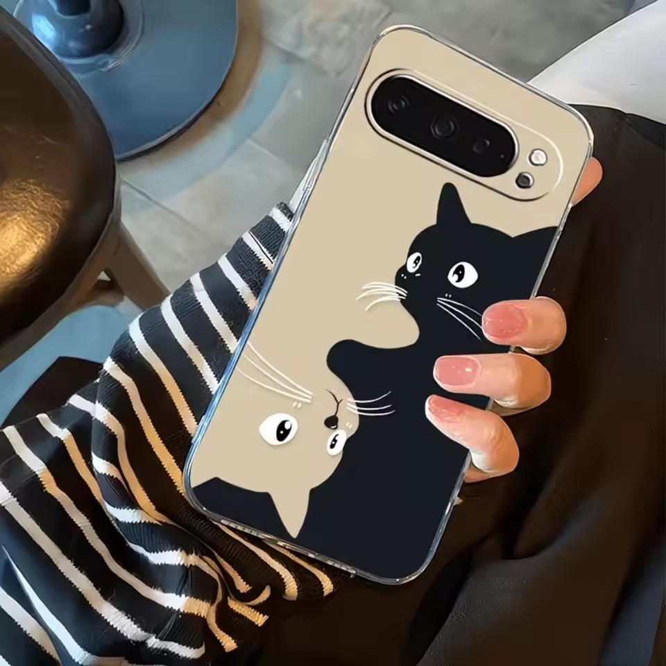 غطاء شفاف ناعم بتصميم كرتوني ل - مراجعة Google Pixel 9 وسعره